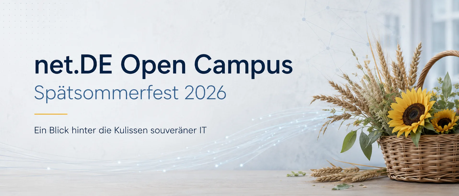net.DE Open Campus: Spätsommerfest 2026 – Ein Blick hinter die Kulissen souveräner IT